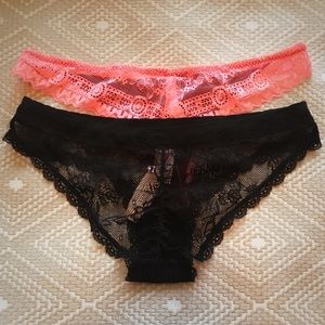 Set of 2 pairs-brand new sexy lace underwear-NWT